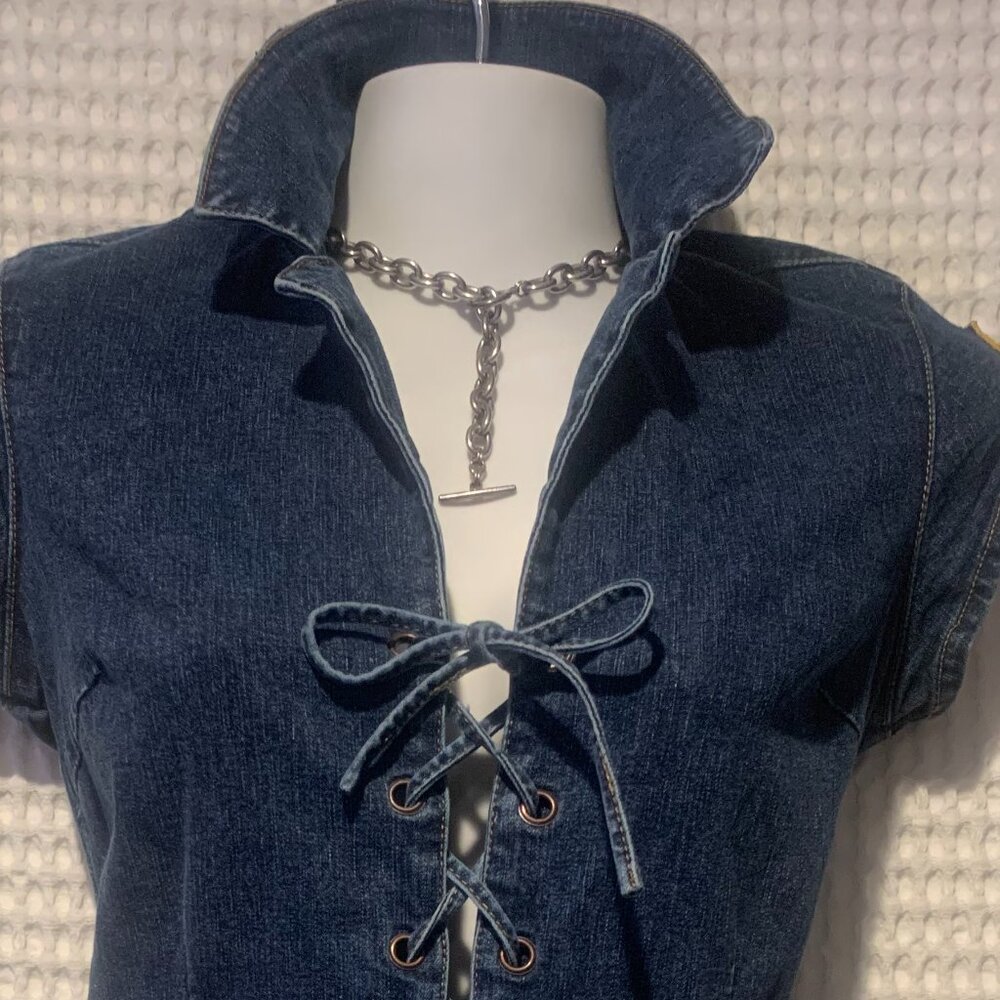 Tommy Hilfiger Blue Denim Jumpsuit